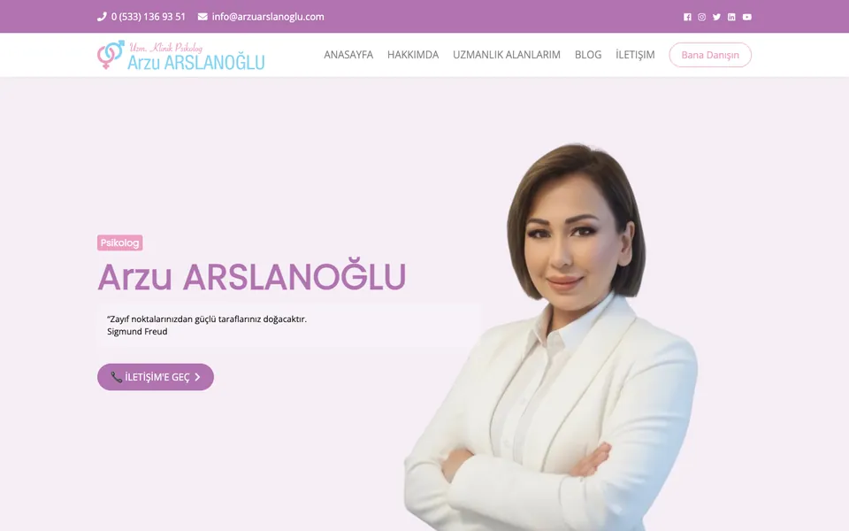 Psk. Arzu Arslanoğlu web sitesi
